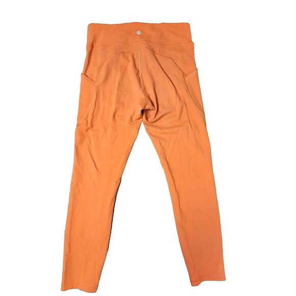 Lululemon Invigorate High-Rise Tight 25" leggings Brick size 10 - Picture 2 of 6